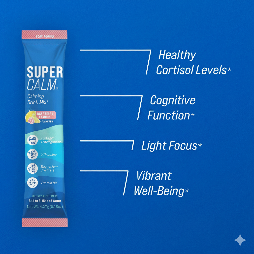 Balance and wellbeing in everyday life Calms Cortisol, Reduces Stress & Promotes Deep Sleep